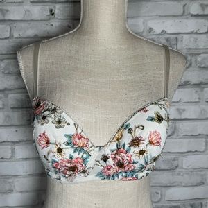 Victoria Secret Dream Angels Demi Flower Bra